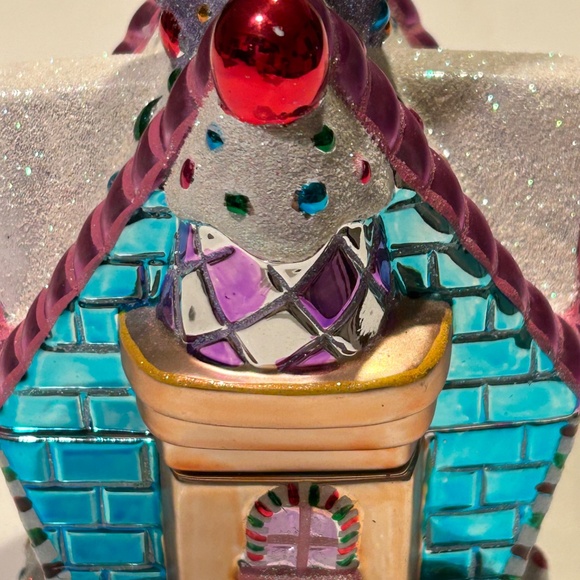 CHRISTOPHER RADKO CANDY JAR SUGAR SHACK 2 - 2005 Retired Candy House Jar - Picture 6 of 8